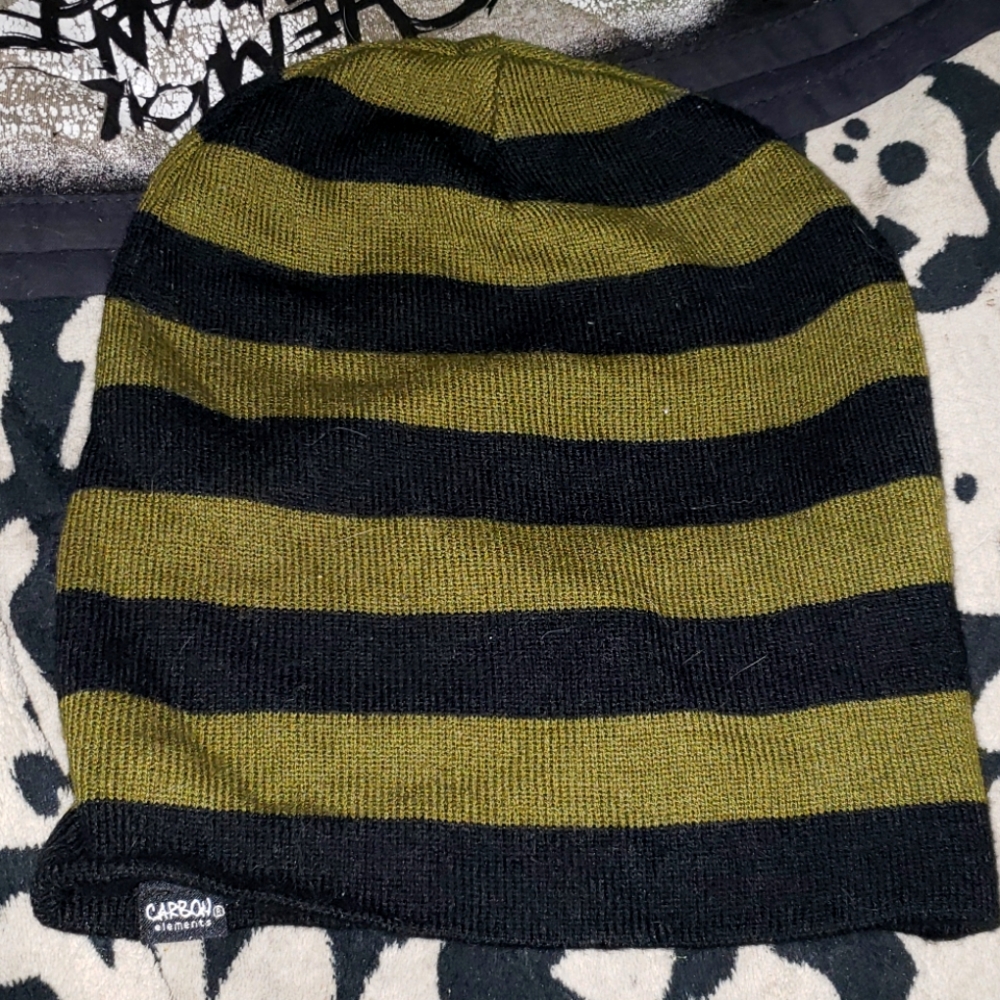 Striped beanie